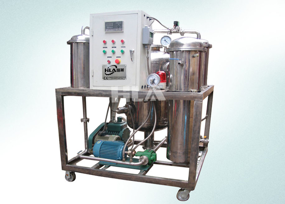 Przenośny system oczyszczania oleju z odwadniacza próżniowego z systemem sterowania PLC