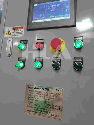 Maszyna do filtrowania oleju z trzystopniowym transformatorem filtrującym z automatycznym sterowaniem PLC