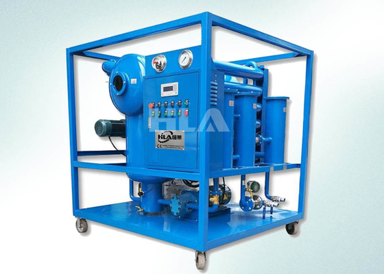 Dwustopniowa izolacyjna maszyna do oczyszczania oleju transformatorowego z pompami Leybold 150L / min